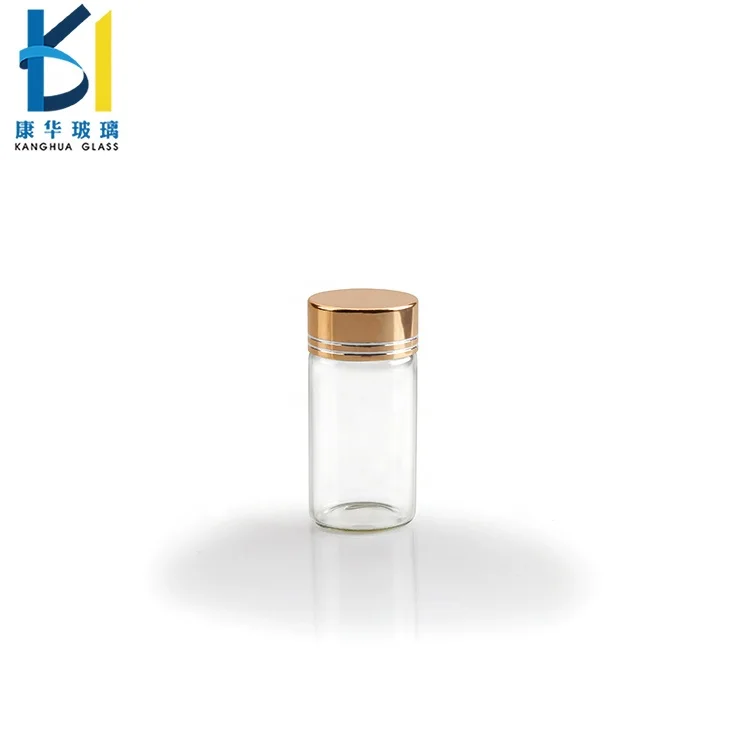 
Xuzhou Factory Provides Clear Tubular Glass Jar 30ml 