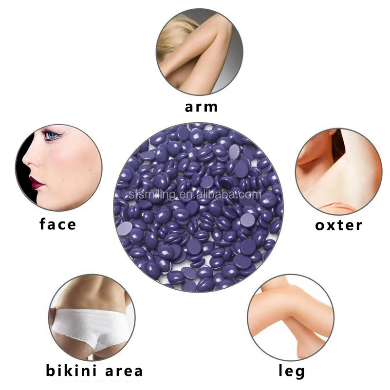 
USA Hot Sale Pink Wax Hair Removal Pearl Sugar Wax Beans Gentally Soft Painless Hot Wax 