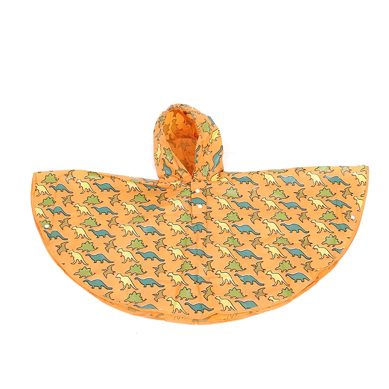 Custom Printed PEVA Raincoat for Children Disposable PVC Rain Poncho for Travel Climbing and Other Outdoor Activities