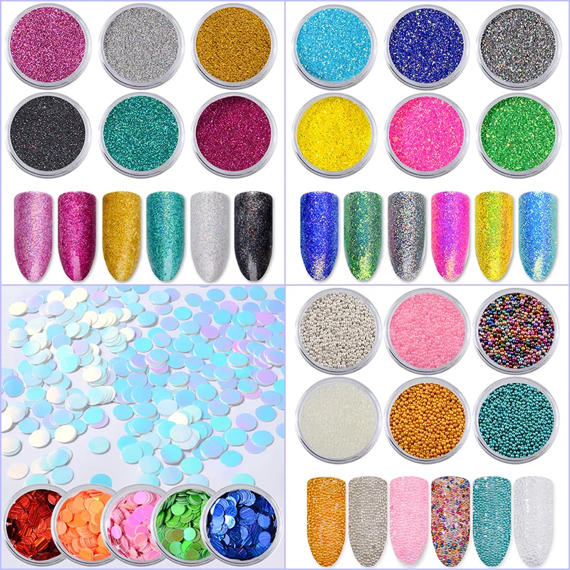 Dipping Chrome Acrylic Nail Powder Kit Salon Nail Tip Wraps Nail Art 2017 glitter