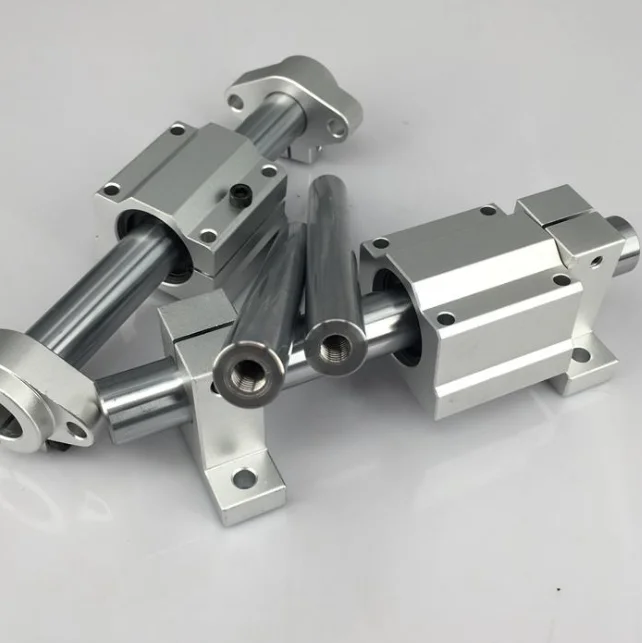 Round Linear Guide Support Rail SBR10 and Linear Bearing SBR10UU
