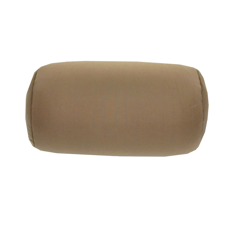 Wholesale Tube Shape Pillow Micro Beads Stuffed Roll Travel Polystyrene Foam Pillow With Adjustable Buckles