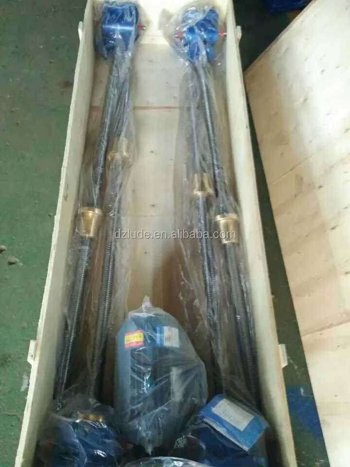 Inverted Translating screw jack lifting system of high efficiency