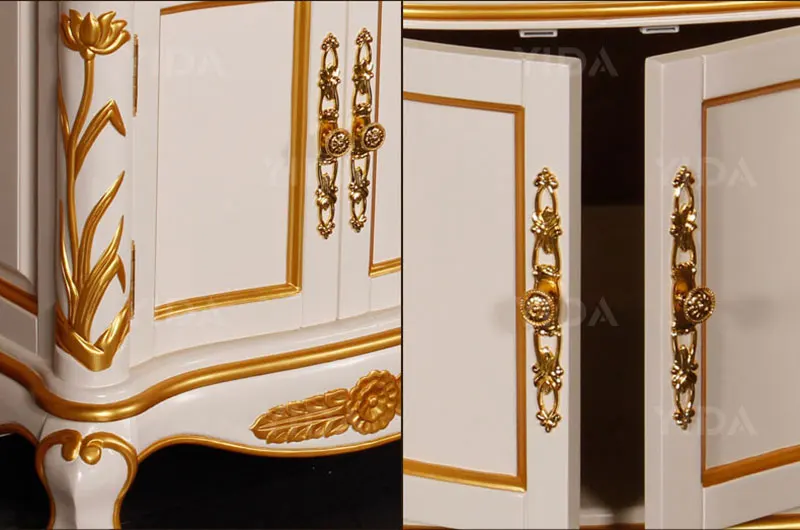 Model FG2068 luxury style Solid wood bathroom wall mounted cabinet antique vanity for bathroom and bedroom