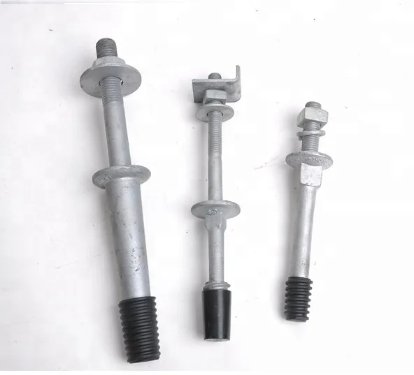 
steel pin with lead head nylon head insulator pins 