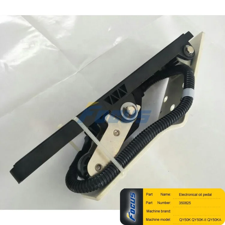 Truck Crane QY50K QY50K-II QY50KA Spare Parts electronical oil pedal 350825