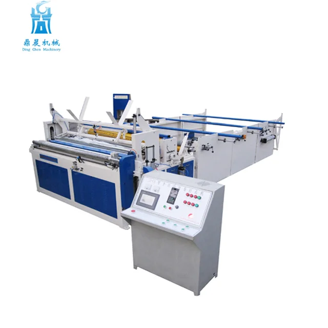 Dingchen 2400mm Tissue Toilet Paper Rewinding Machine with  Perforating and Embossing