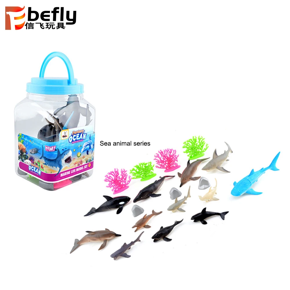 Farm sea wild animal dinosaur model set plastic new toy 2023 for kids diy mini park
