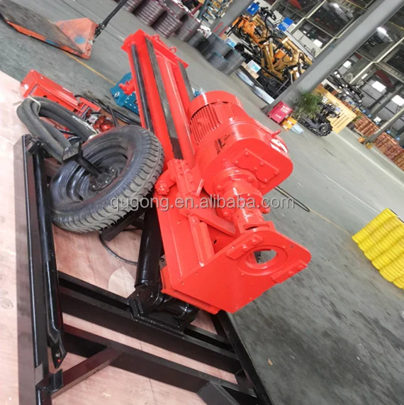 Small Deep Electric & Pneumatic down the hole hammer drill rig/bore pile drilling machine