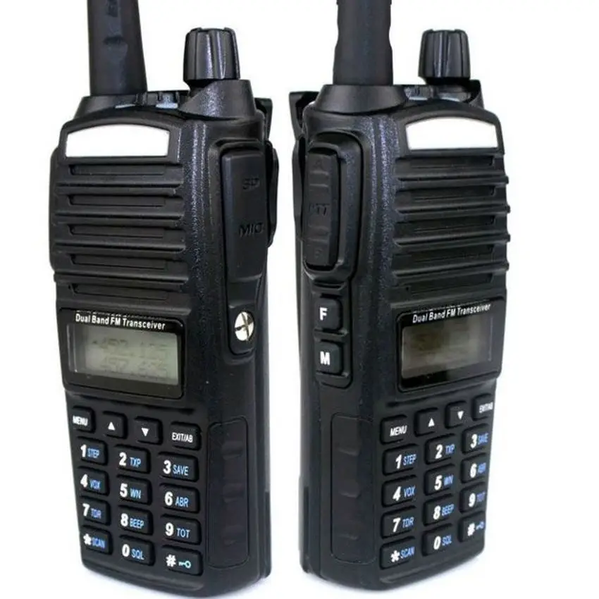 Wholeselling бао УФ двусторонней радиосвязи 82 ветчина цвета: черный передатчик