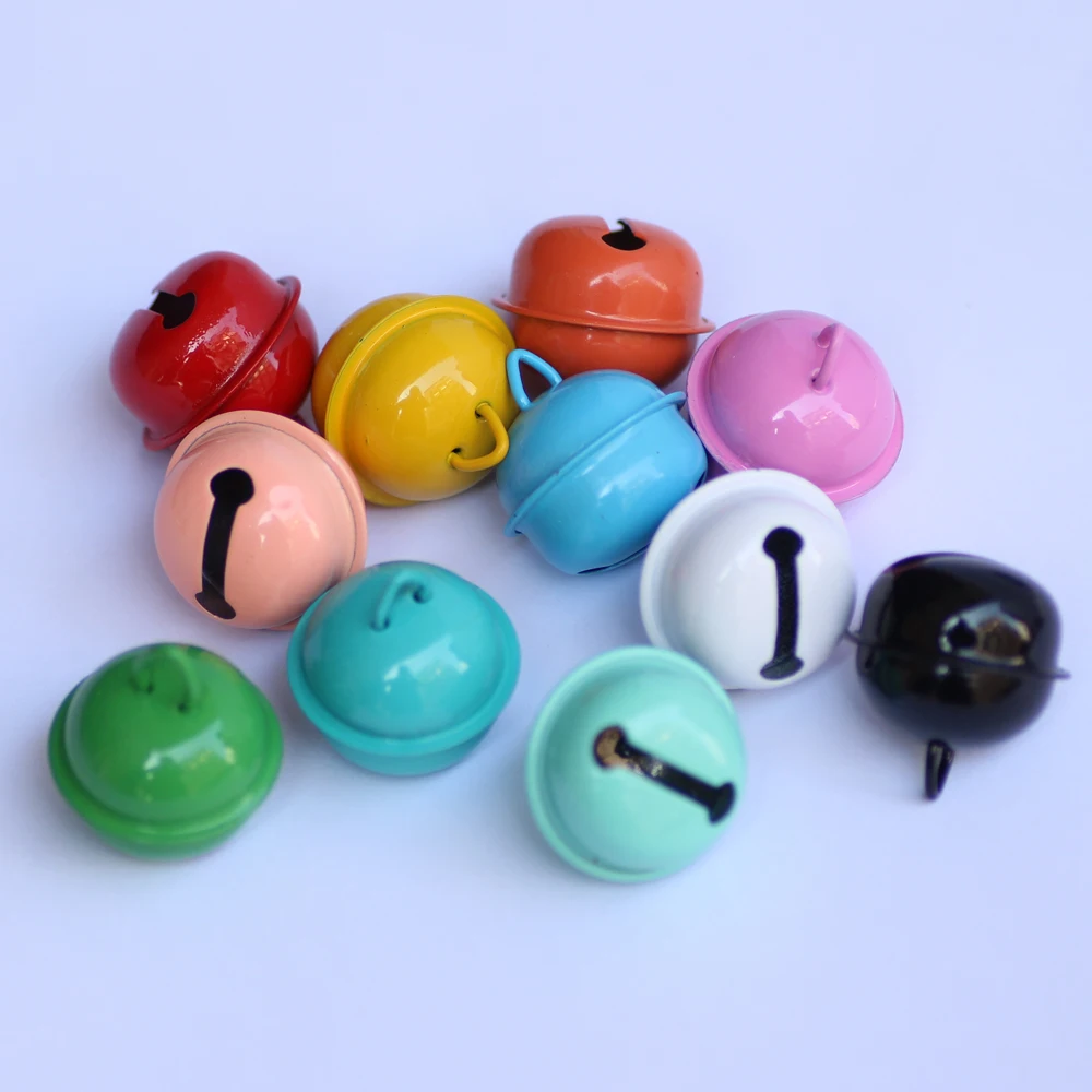 cat dog bell paint spraying variety of colors cast iron bell for pet collar