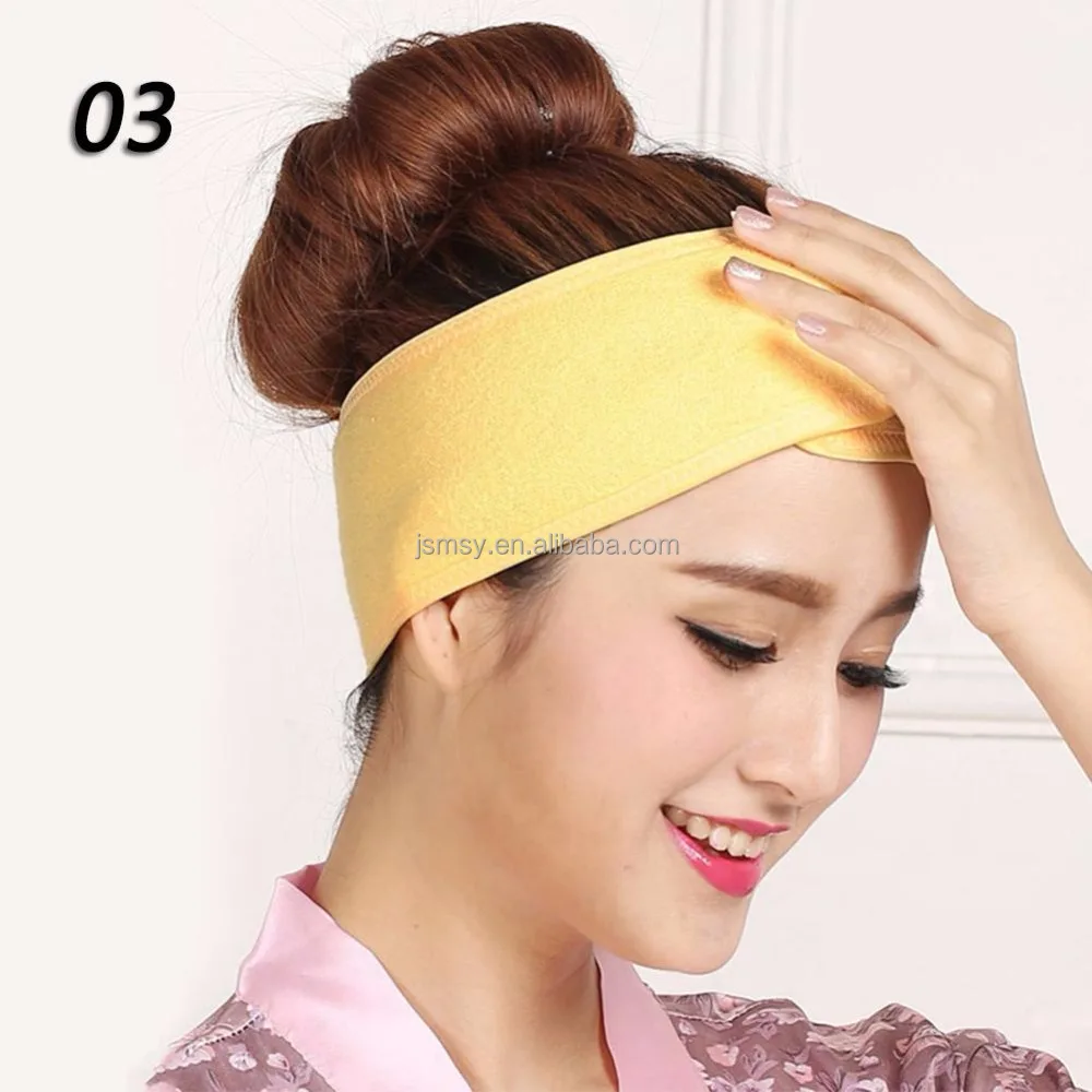 Китайский поставщик, широкая повязка для волос для макияжа, полотенце