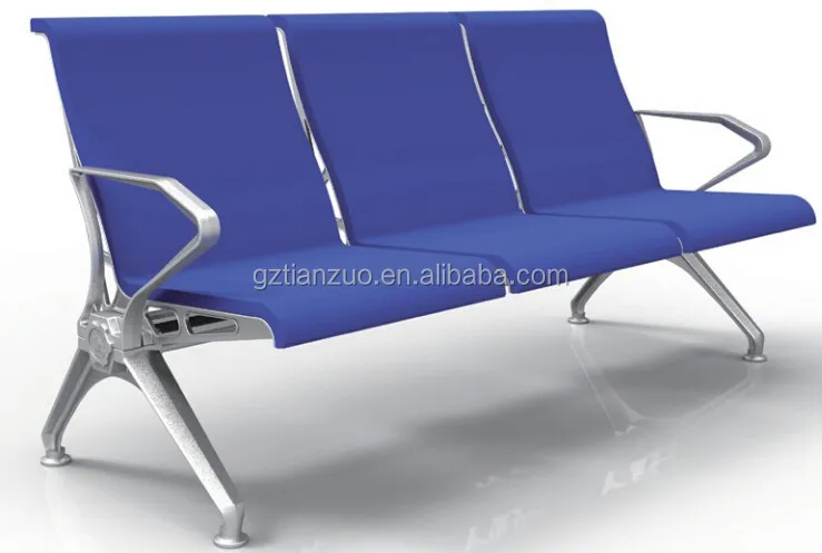 Три места литой полиуретановый пенополиуретан общественное кресло