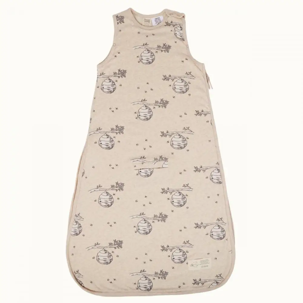 
Baby Sleeping Bag Organic Cotton Removable Sleeves Baby Wearable Blanket 