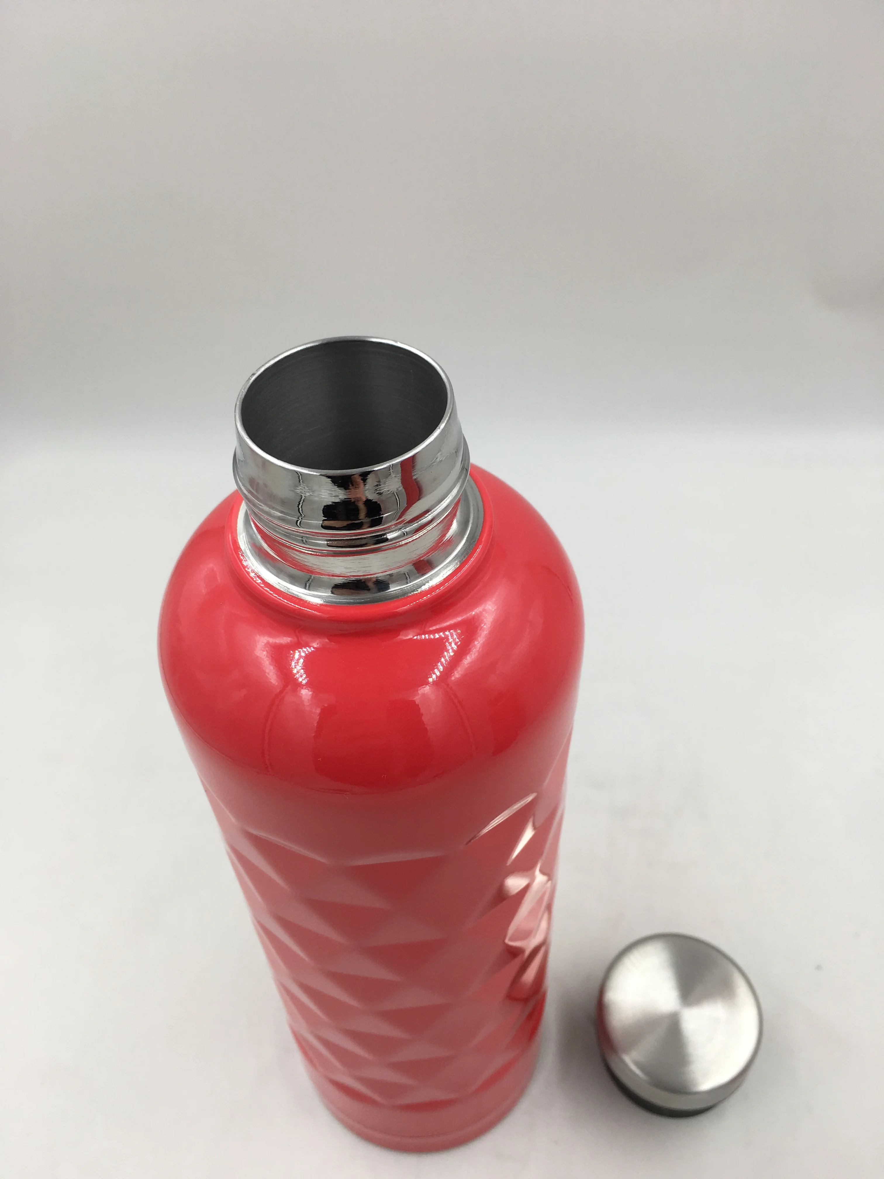 
Fashion 750 ml diamond design cola shape thermos water bottle in stainless steel vacuum insulated 