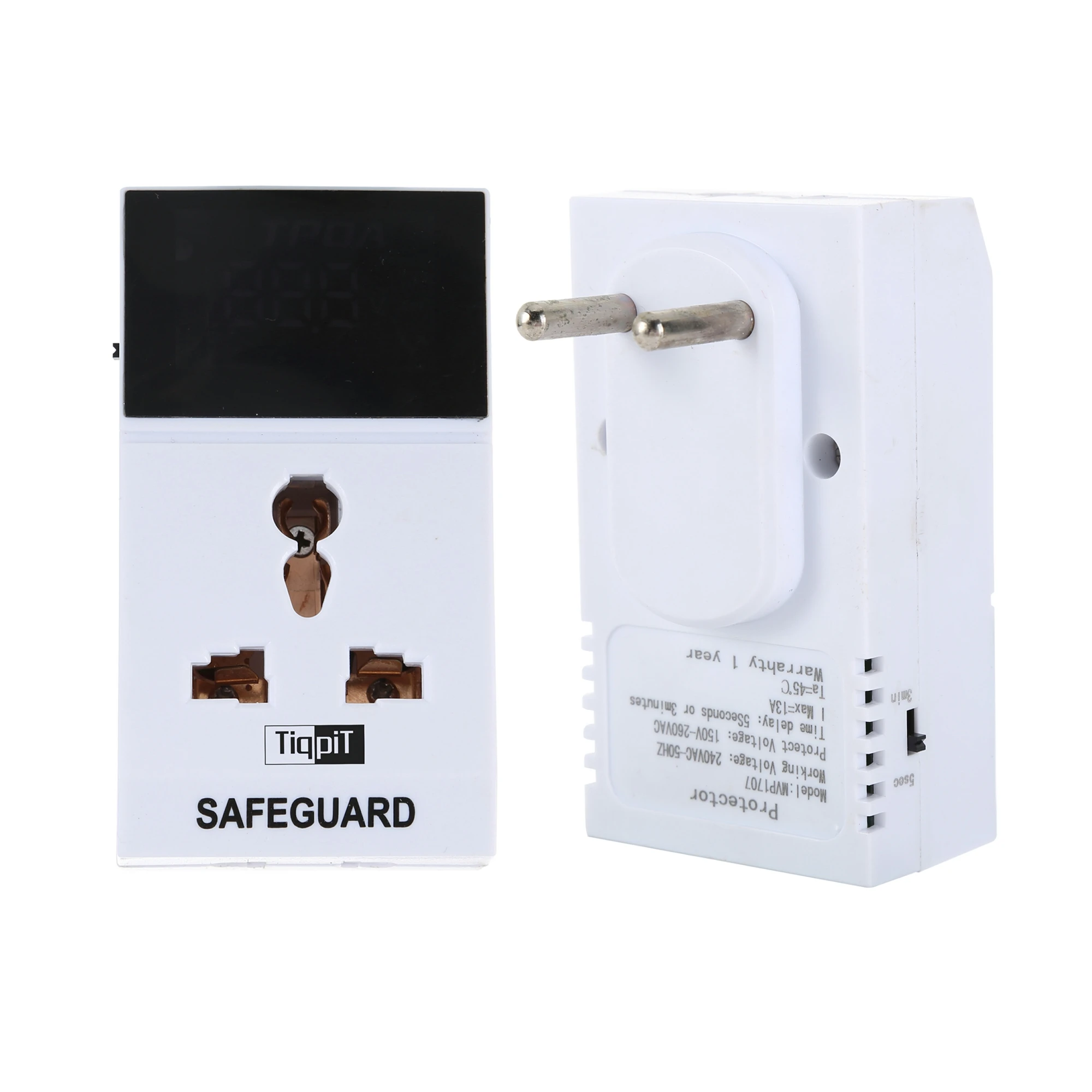 M1707  European Plug Digital Voltage Protector for Refrigerator Safe Guard