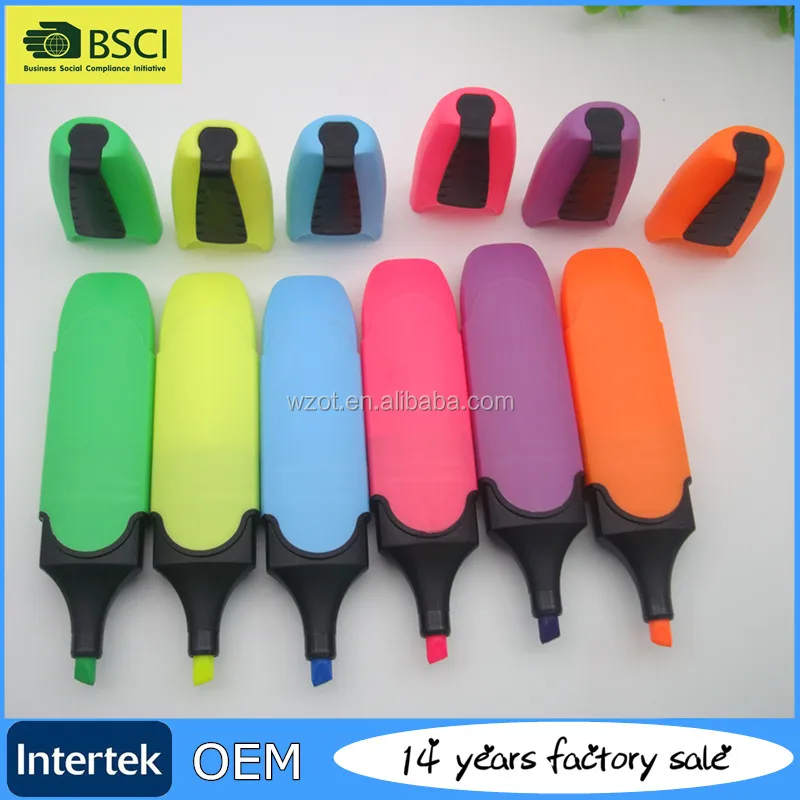 
New Arrival Factory Price Colorful Child Hilighter Marker Pen Fluorescent Pen 