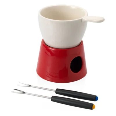 China Wholesale Custom Made Mini Ceramic Fondue Set