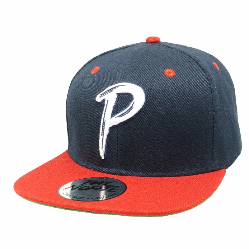 custom plastic blank starter green underbrim 3d puff embroidery snapback cap with your own logo