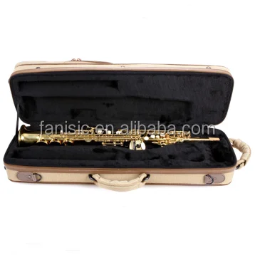 Саксофон Сопрано-саксофон, золотой лак, оптом