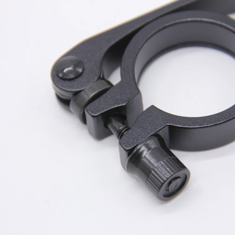YT custom  bicycle parts CNC machining aluminum BMX road bike seat clamp quick release