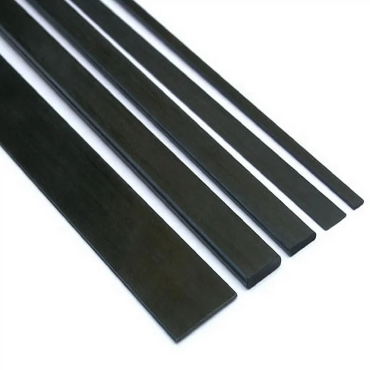 
12k pultruded carbon fiber flat strips bars for FPV frame parts 