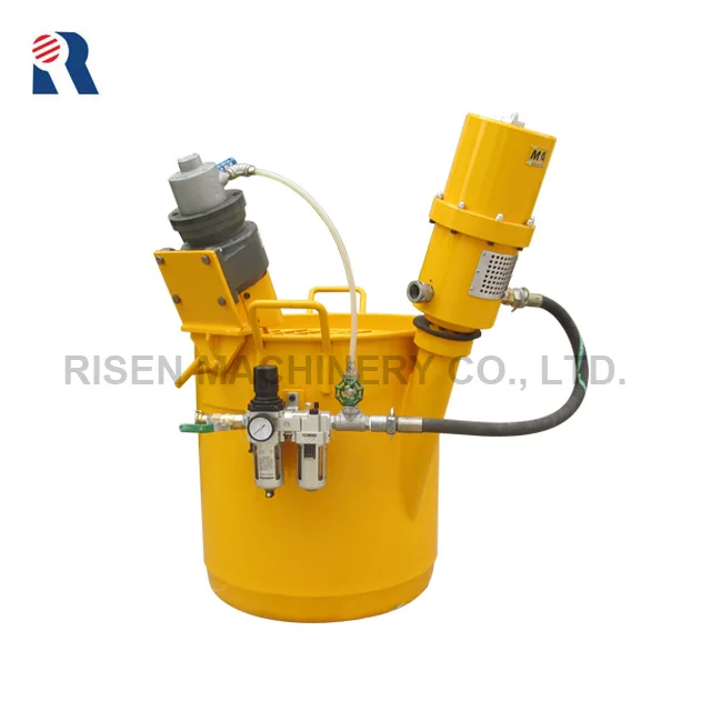 Small Air Driven / Pneumatic Cement Grout Mixer Pump - Mixer Grouting Machine