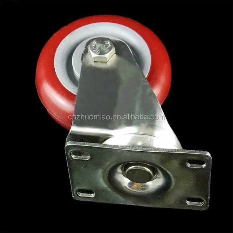 
medium duty caster Nylon wheel Stainless steel Caster Wheel with Delrin bearing 