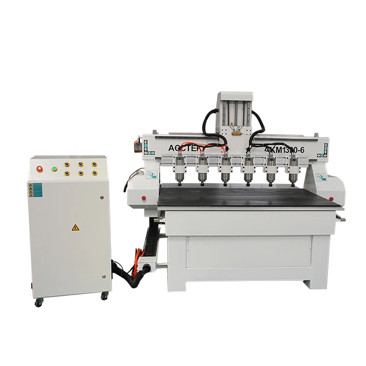 Multi Head Spindel 3d Wood Cutting Woodworking Machine Price Cnc Router With CE