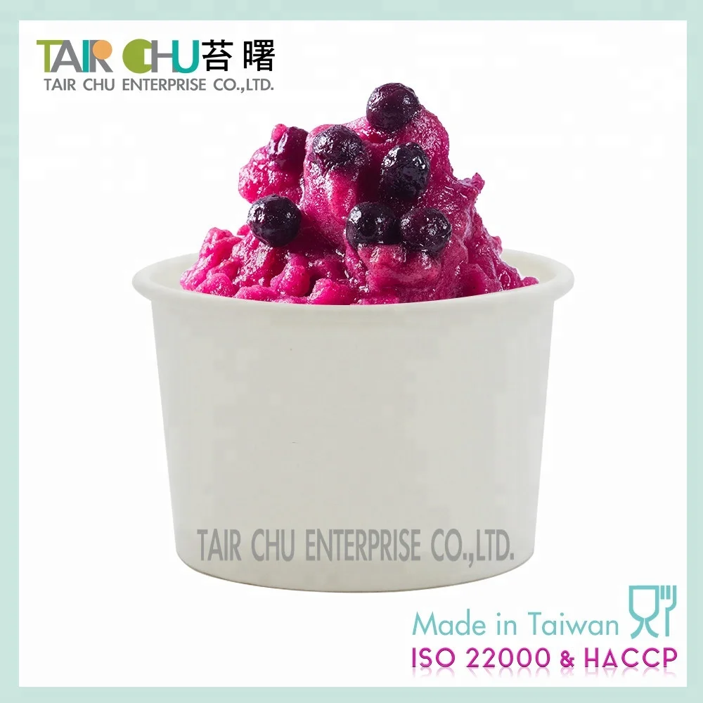 Convenience For Hot And Cold Food 4oz Disposable Ice Cream Paper Cup