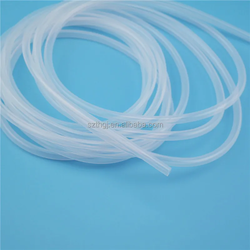 
Thin flexible 4*6mm food grade silicone tube/hose/pipe with low price 
