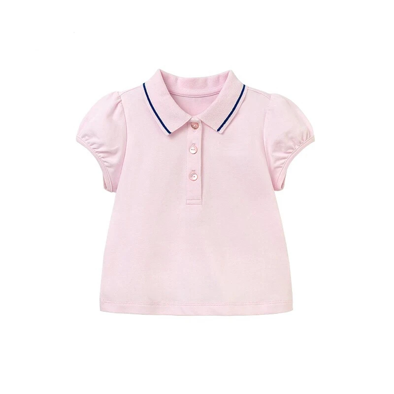 2022 Wholesale Polo shirt Casual Custom EMB Logo Polo Shirt for Girls