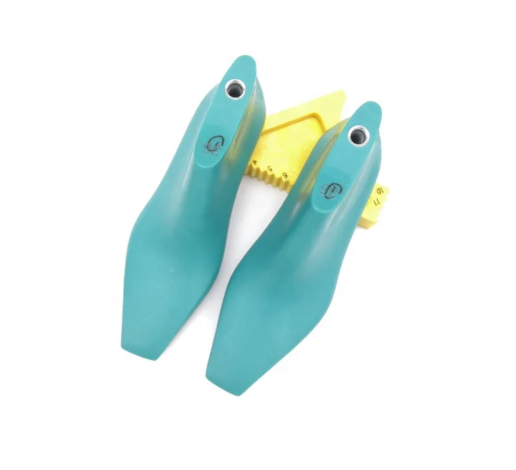 Middle heel square toe plastic shoe lasts for ladies leather shoes 4.5cm heel