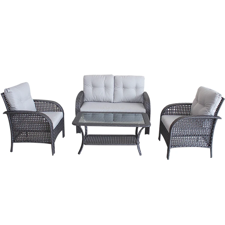 China Zhejiang Outdoor Comfortable  natural rattan sofa patio Sofa
