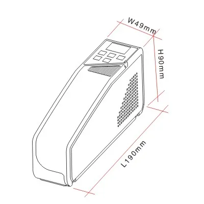 Portable Mini Money Currency Counting Machine Handy Bill Cash Banknote Counter Counting  Money Counter