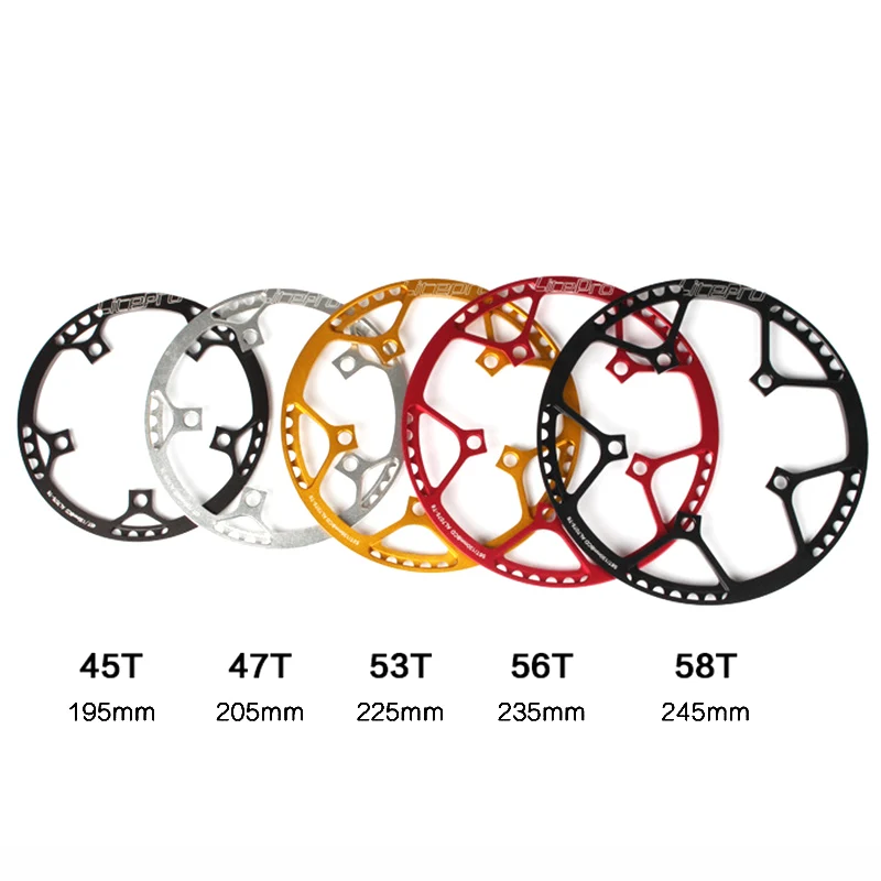  Складной велосипед BMX квадратный легкий вес Кривошип 130 мм BCD 45T 47T 53T 56T 58T Круглый Овальный 170 AL60