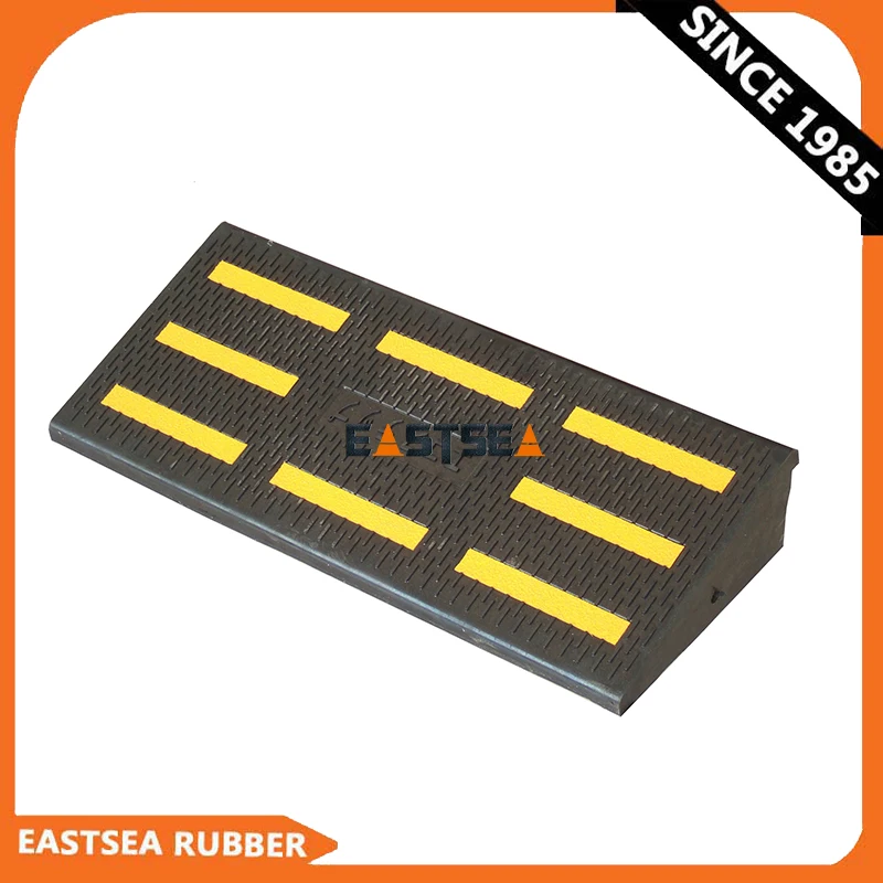 2016 Hot sale 250mm Width Rubber Mobile Loading Garage Car Ramp