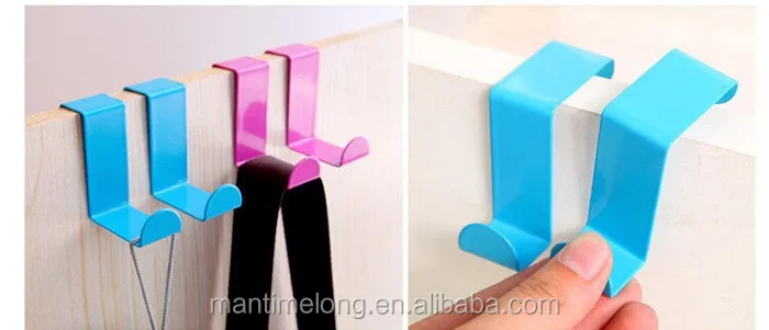 2pcs/set, door clothes hanger hotel door hanger sliding shower door hanger