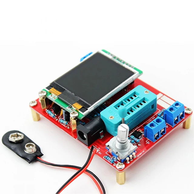 Многофункциональный тестер транзисторов с ЖК-дисплеем набор для самостоятельной сборки акриловым