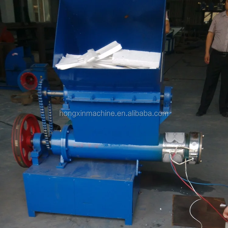 Disposable foam boxes melting machine, waste foam processing machine, EPS foam recycling machine