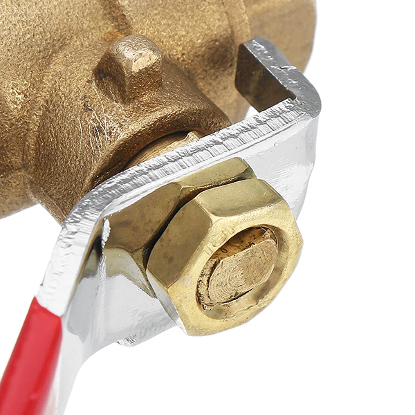 DN10 3/8 INCH FEMALE STRAIGHT FULL BRASS BALL VALVE FOR WATER DIVERTER ADAPTER