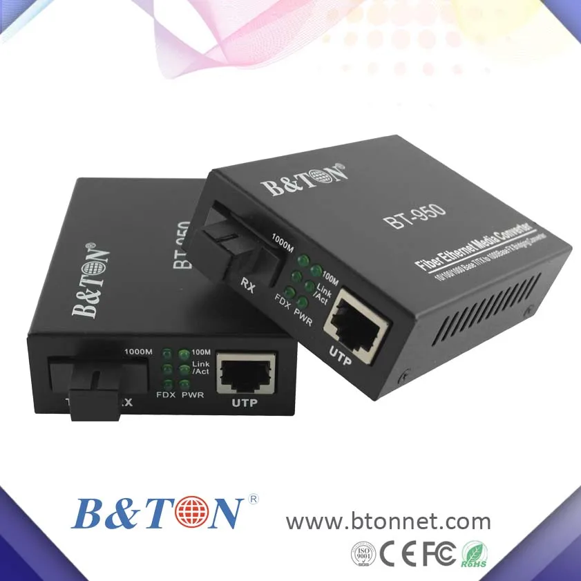 мedia сonverter 2 шт. 1 пара Волоконно-Оптический Media Converter Gigabit HTB-GS-03 10/100/1000 Мбит Порт SC