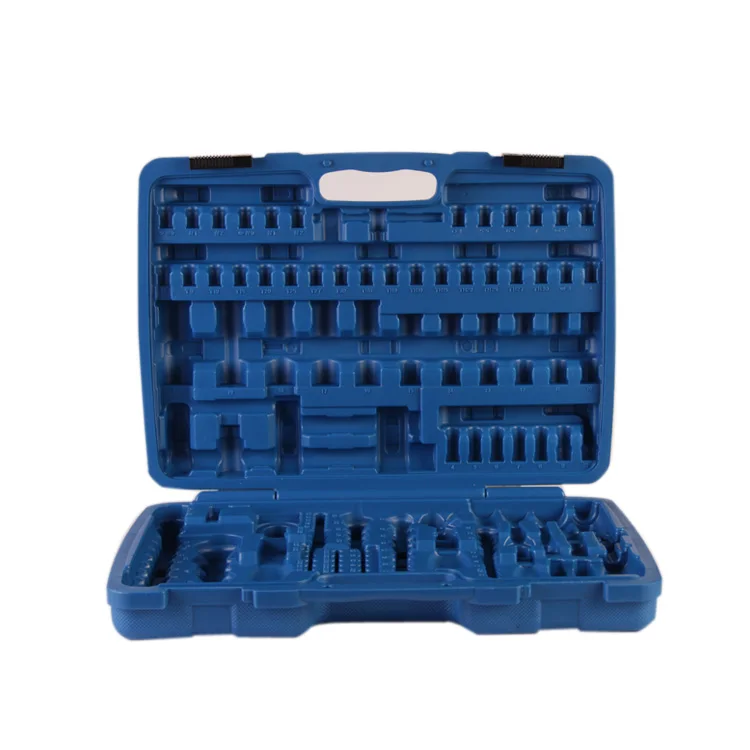 Hard carrying tool case plastic toolbox