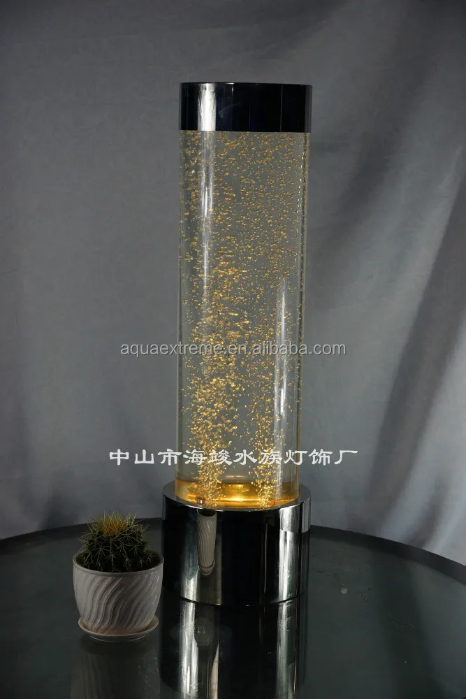 Led decoration water bubble table top column Aquaextreme