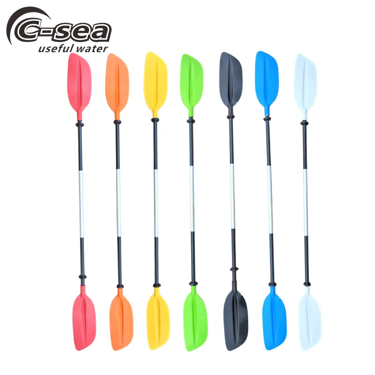 New Style aluminium shaft kayak paddle with different color