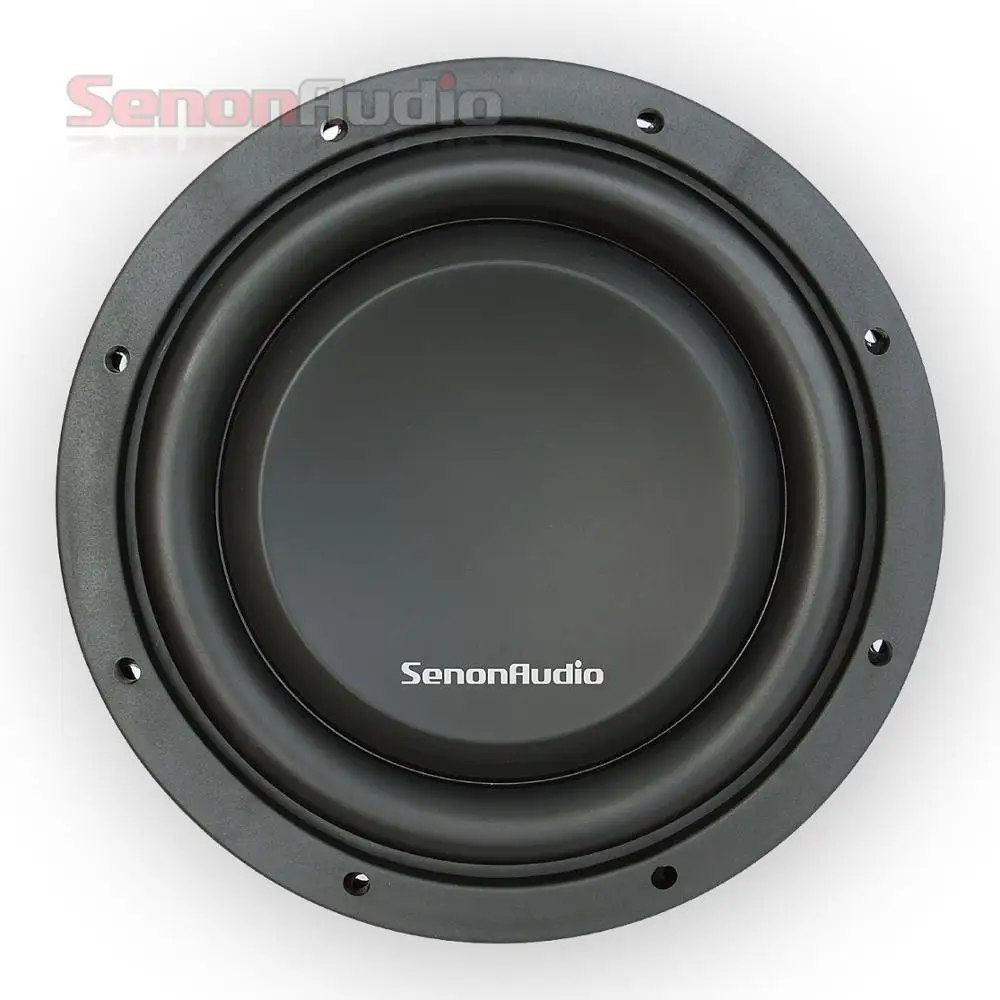 Senon AudioOEM Dual 4 Ohm China Car Slim Subwoofer 10inch DC 12V Cheapest Audio Speaker Aluminum Basket Car Speaker Subwoofer