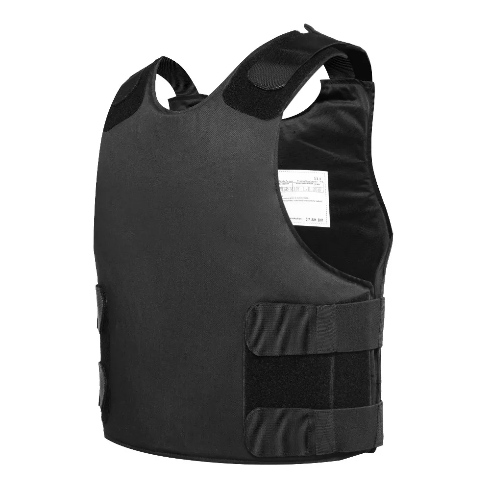 
Custom NIJ IIIA .44 concealable bullet proof body armor aramid military bulletproof vest prices for sale 