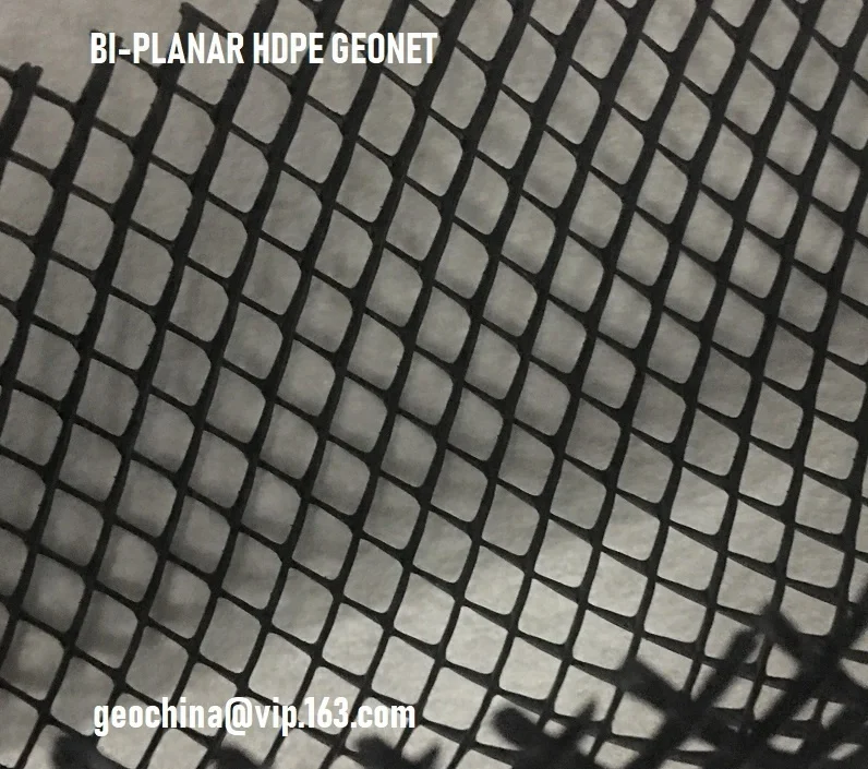 bi planar geonet 2-diamentional drainage hdpe net extrusion plastic net
