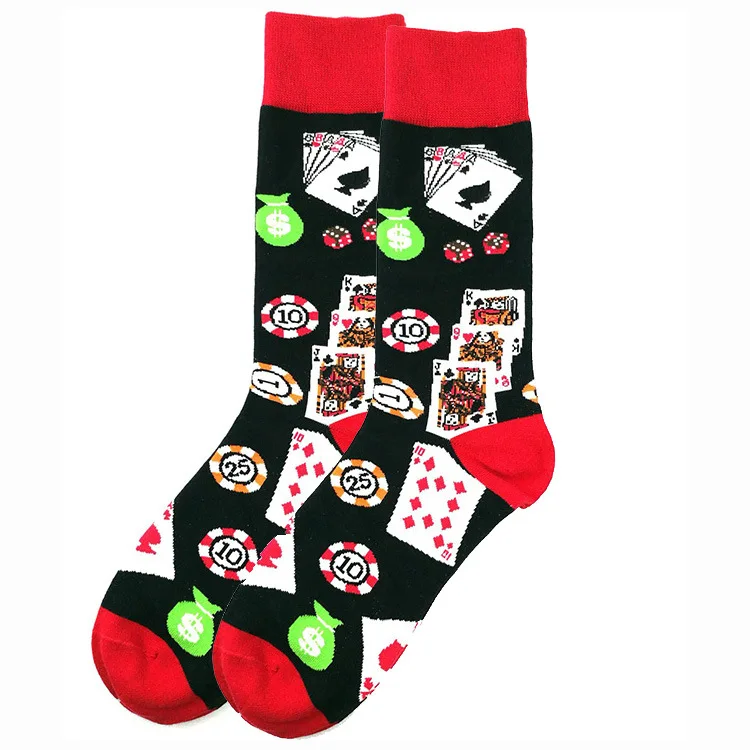 BONIPONY Original Quality Funny Men Dress Socks Custom Socks No Minimum Order Athletic School Sport Crew Socks