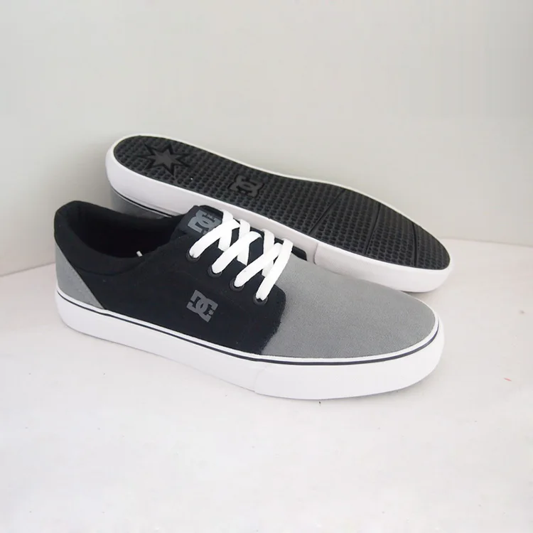 Good quality brand name alibaba black canvas shoes